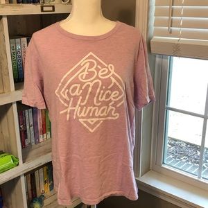 Bella Canvas “Be a Nice Human” shirt